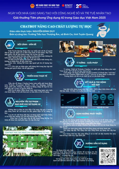 Chatbot học tập nâng cao chất lượng tự học