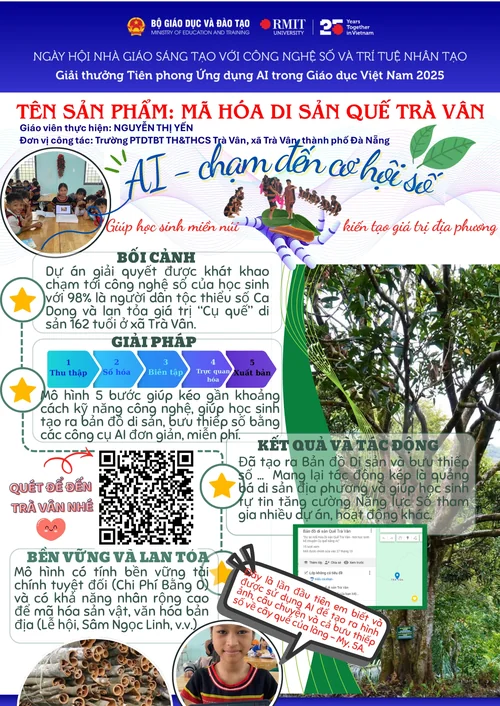 Mã hóa di sản Quế Trà Vân